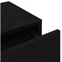 vidaXL Étagère Murale avec tiroirs Noir 60x26,5x15cm Bois d'ingénierie