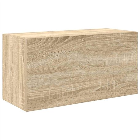vidaXL Armoire Murale de Bain chêne Sonoma 60x25x30 cm Bois ingénierie