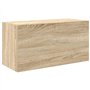 vidaXL Armoire Murale de Bain chêne Sonoma 60x25x30 cm Bois ingénierie