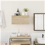vidaXL Armoire Murale de Bain chêne Sonoma 60x25x30 cm Bois ingénierie