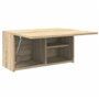 vidaXL Armoire Murale de Bain chêne Sonoma 60x25x30 cm Bois ingénierie