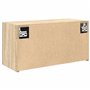 vidaXL Armoire Murale de Bain chêne Sonoma 60x25x30 cm Bois ingénierie