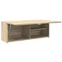 vidaXL Armoire Murale de Bain chêne Sonoma 80x25x30 cm Bois ingénierie, Placard Mural de Salle de Bain, Armoire Murale pour Sall