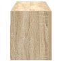 vidaXL Armoire Murale de Bain chêne Sonoma 80x25x30 cm Bois ingénierie, Placard Mural de Salle de Bain, Armoire Murale pour Sall