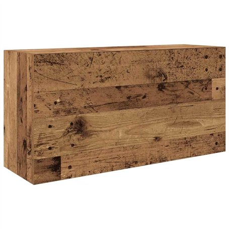 vidaXL Armoire Murale de Bain Vieux Bois 80x25x40 cm Bois d'ingénierie
