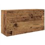 vidaXL Armoire Murale de Bain Vieux Bois 80x25x40 cm Bois d'ingénierie