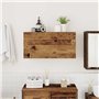 vidaXL Armoire Murale de Bain Vieux Bois 80x25x40 cm Bois d'ingénierie