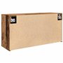 vidaXL Armoire Murale de Bain Vieux Bois 80x25x40 cm Bois d'ingénierie