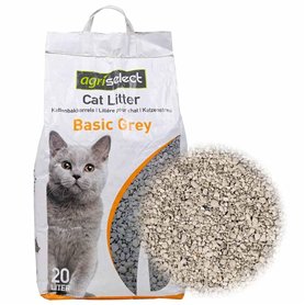 vidaXL Litière pour Chat avec Poudre pour bébé Parfum bentonite 20 L