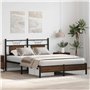 vidaXL Cadre de lit sans Matelas chêne Marron 150x200 cm