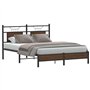 vidaXL Cadre de lit sans Matelas chêne Marron 150x200 cm