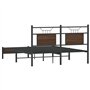 vidaXL Cadre de lit sans Matelas chêne Marron 150x200 cm