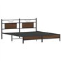 vidaXL Cadre de lit sans Matelas chêne Marron 183x213 cm