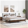vidaXL Cadre de lit sans Matelas chêne Marron 183x213 cm