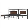 vidaXL Cadre de lit sans Matelas chêne Marron 183x213 cm