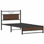 vidaXL Cadre de lit sans Matelas chêne Marron 100x200 cm