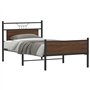 vidaXL Cadre de lit sans Matelas chêne Marron 107x203 cm