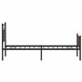 vidaXL Cadre de lit sans Matelas chêne Marron 107x203 cm