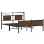 vidaXL Cadre de lit sans Matelas chêne Marron 140x200 cm