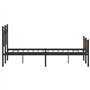 vidaXL Cadre de lit sans Matelas chêne Marron 140x200 cm