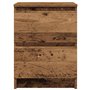 vidaXL Meuble TV Vieux Bois 40x35x54 cm Bois d'ingénierie, Banc TV, Meuble HiFi, Centre de Divertissement, Buffet TV, Meuble mul