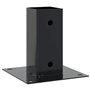 vidaXL Bases de poteau carrées 12 pcs anthracite 61x61 mm