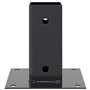 vidaXL Bases de poteau carrées 12 pcs anthracite 61x61 mm, base de clôture en béton, base de poteau de clôture, support de potea