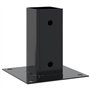 vidaXL Bases de poteau carrées 12 pcs anthracite 71x71 mm