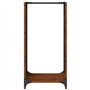 vidaXL Étagère à Bois 40x30x80 cm Acier résistant aux intempéries, Support à bûches de cheminée, Support à bûches, Support à bûc