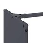vidaXL Portant de Bois Chauffage Anthracite 40x30x80 cm