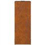 VidaXL Étagère à Bois 40x30x80 cm Acier résistant aux intempéries