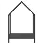 vidaXL Portant de Bois Chauffage Noir 40x25x60 cm, Support à bûches de cheminée, Support à bûches, Support à bûches, Stockage de
