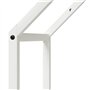 vidaXL Portant de Bois Chauffage Blanc 40x25x60 cm, Support à bûches de cheminée, Support à bûches, Support à bûches, Stockage d