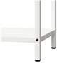 vidaXL Portant de Bois Chauffage Blanc 40x25x60 cm, Support à bûches de cheminée, Support à bûches, Support à bûches, Stockage d