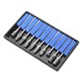 Jeu de fraises rotatives, 10 pièces 2.35 * 6mm fichiers rotatifs en carbure de tungstène ensemble d'outils de sculpture pour le 