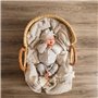 KidooCrafts Lit pour bébé - Tour de lit portable avec matelas - Tour de lit pour nouveau-né - Nid de bébé portable pour les dépl