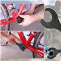 Clé Pédalier pour Vélo, Clé de Support de Pédalier, Clef Boîtier de Pédalier, Clé Installation de Retrait de Manivelle Clé de Pé