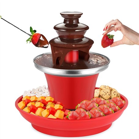 Mini fontaine à chocolat à 3 niveaux