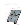 FAMKIT Lecteur optique pour Nintendo Wii, application parfaite, lecteur DVD ROM de rechange pour console de jeu Nintendo Wii, co