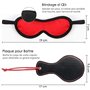 26 Piece Couple Boňdage Set Happy Game Accessories Deluxe Plush Sport Set (Black and Red)