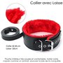26 Piece Couple Boňdage Set Happy Game Accessories Deluxe Plush Sport Set (Black and Red)