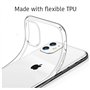 ZXLZKQ pour Wiko Power U30 (6.82 Pouces) Coque + 2 pièce Protecteur d'écran en verre trempé, Housse de Protection Clear en silic