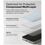 Ringke Easy Slide Tempered Glass Compatible avec Verre Trempé Google Pixel 9a [2 Pack] Qualité HD Transparent Anti-Rayures 9H Du