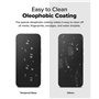 Ringke Easy Slide Tempered Glass Compatible avec Verre Trempé Google Pixel 9a [2 Pack] Qualité HD Transparent Anti-Rayures 9H Du