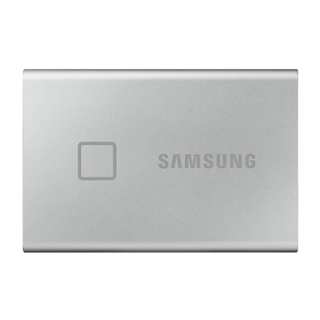 Samsung T7 Touch Portable SSD - 2 TB - USB 3.2 Gen.2 External SSD Metallic Silver (MU-PC2T0S/WW)