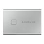 Samsung T7 Touch Portable SSD - 2 TB - USB 3.2 Gen.2 External SSD Metallic Silver (MU-PC2T0S/WW)