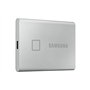 Samsung T7 Touch Portable SSD - 2 TB - USB 3.2 Gen.2 External SSD Metallic Silver (MU-PC2T0S/WW)