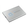 Samsung T7 Touch Portable SSD - 2 TB - USB 3.2 Gen.2 External SSD Metallic Silver (MU-PC2T0S/WW)