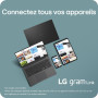 LG Electronics PC Portable 16" Gram Pro 16Z90TS-G.AU79F - 1,23kg, écran QHD+ Format 16:10 (2560x1600), Intel Ultra7 256V, RAM 16