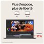 PC portable gram 16" 16Z90TL-G.AU88F - 1,23kg, écran QHD+ format 16:10 (2560x1600), Intel Ultra7 258V , RAM 32Go, SSD 1To NVMe, 